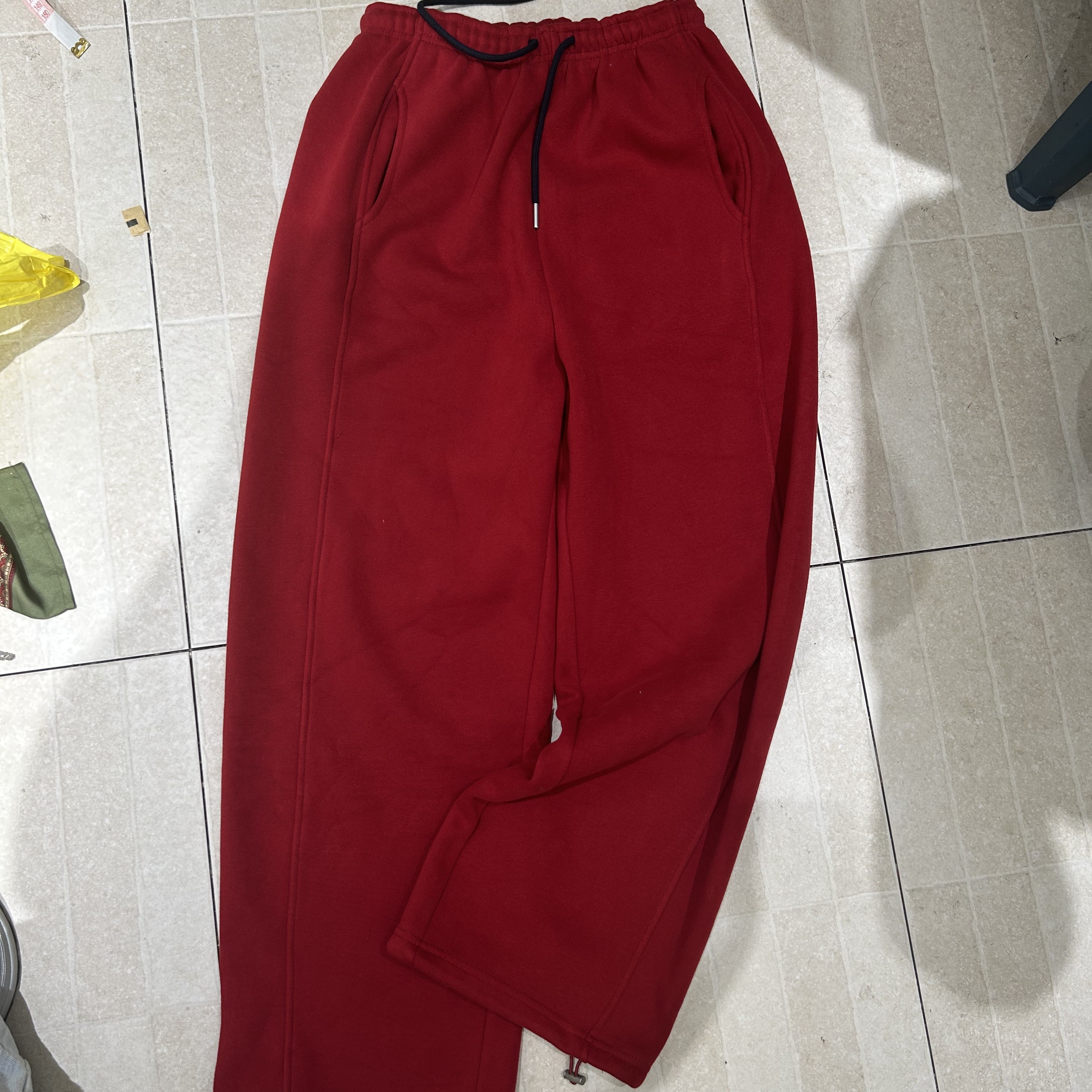 ZLAbout-us【冬季上新】加绒款宽松休闲可收口卫裤870