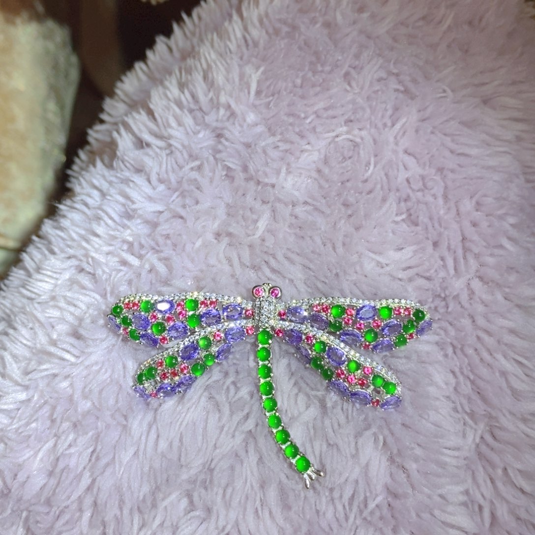 翡翠颈饰合金天然翡翠