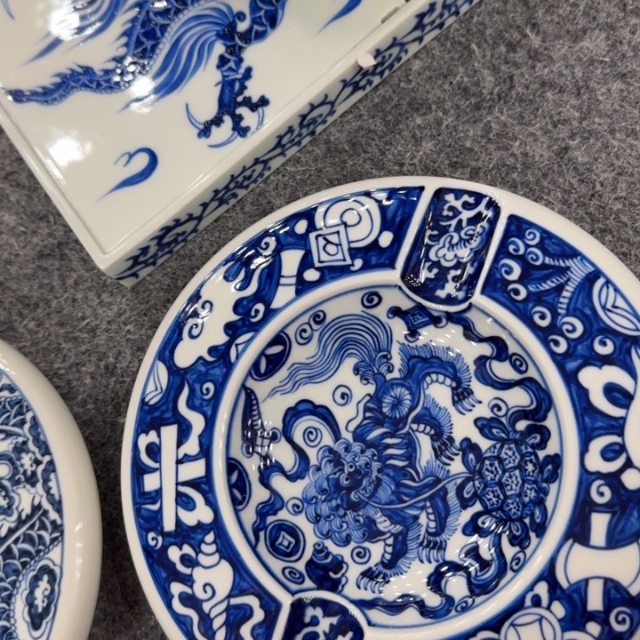 ****狼景德镇手工手绘陶瓷