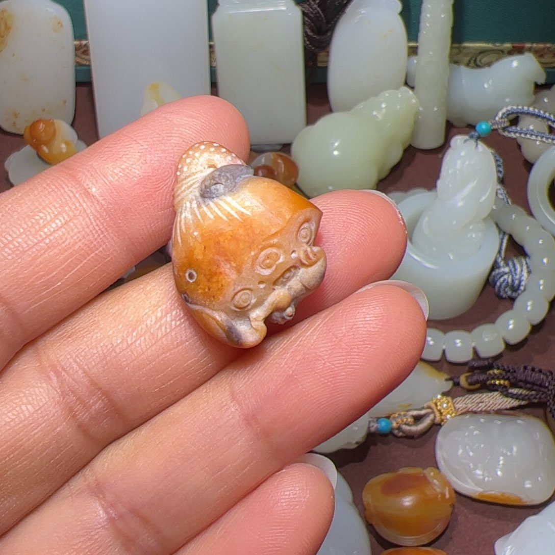 和田玉吊坠(不含链)未镶嵌