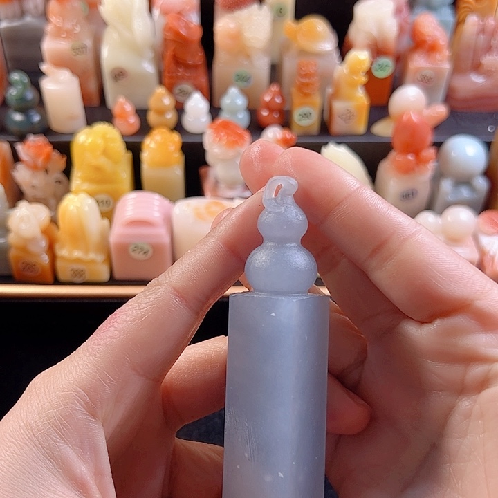 云南石印石2厘米，葫芦，包刻