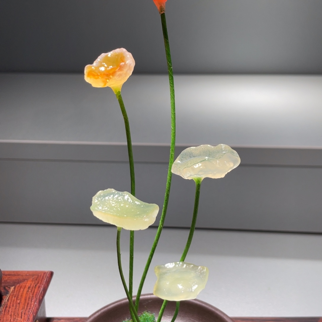 石材阿拉善荷花小品组合