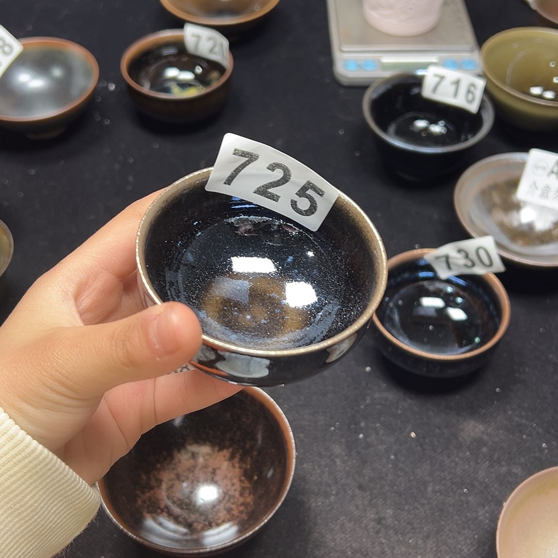 茶盏青钰龙窑茶具725