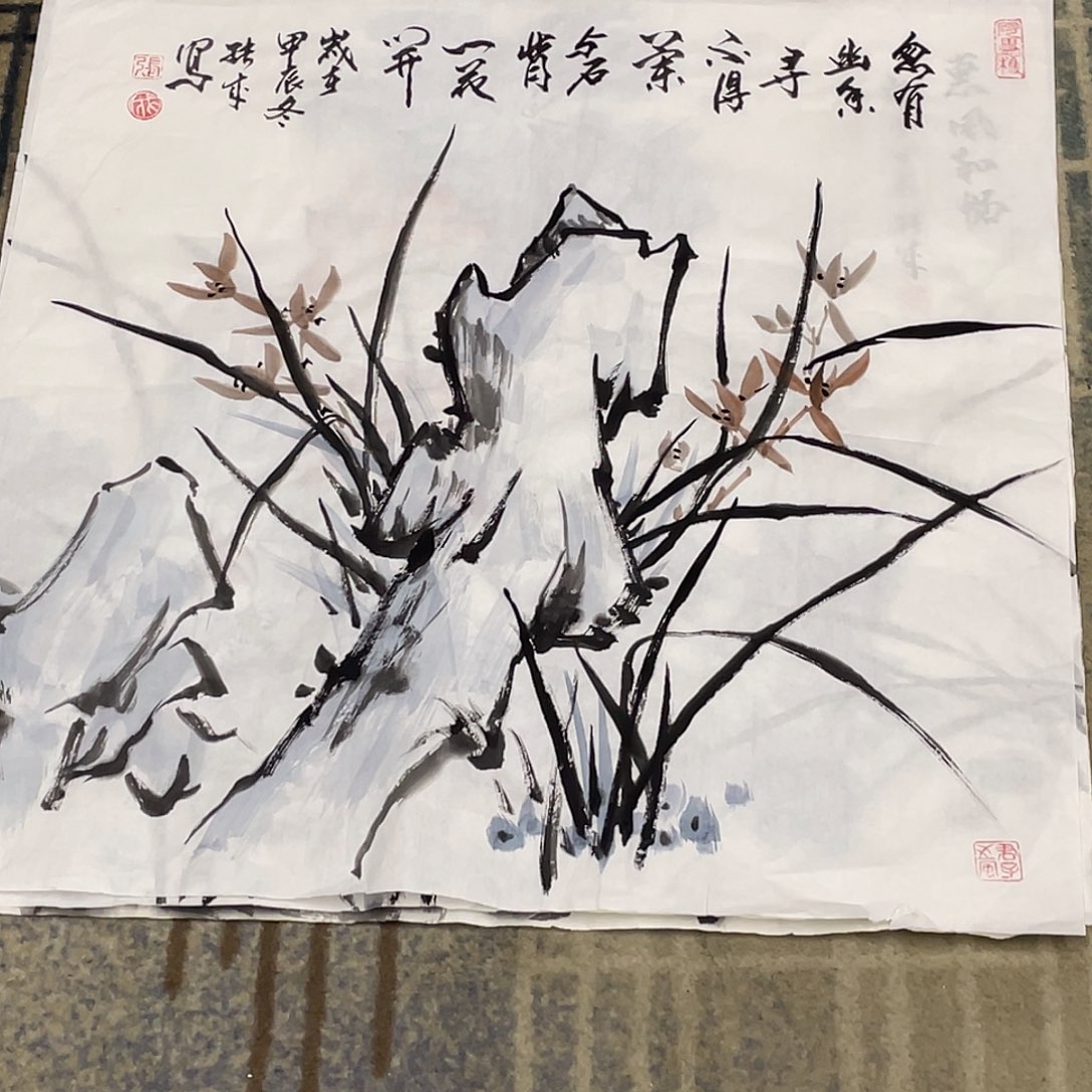 国画绘画作品张军老师333333