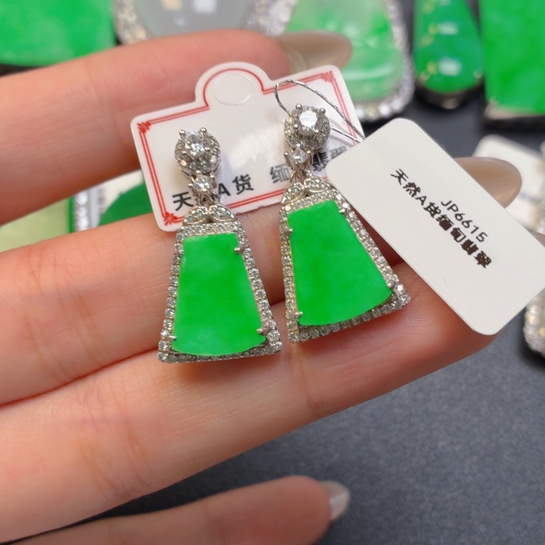 翡翠银S925镶嵌颈饰