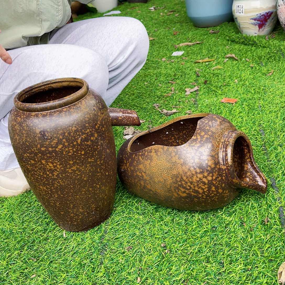 紫砂花盆王嫂花盆直播0524-流水罐