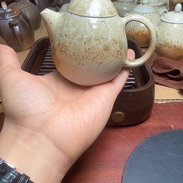 紫砂茶壶柴烧紫砂