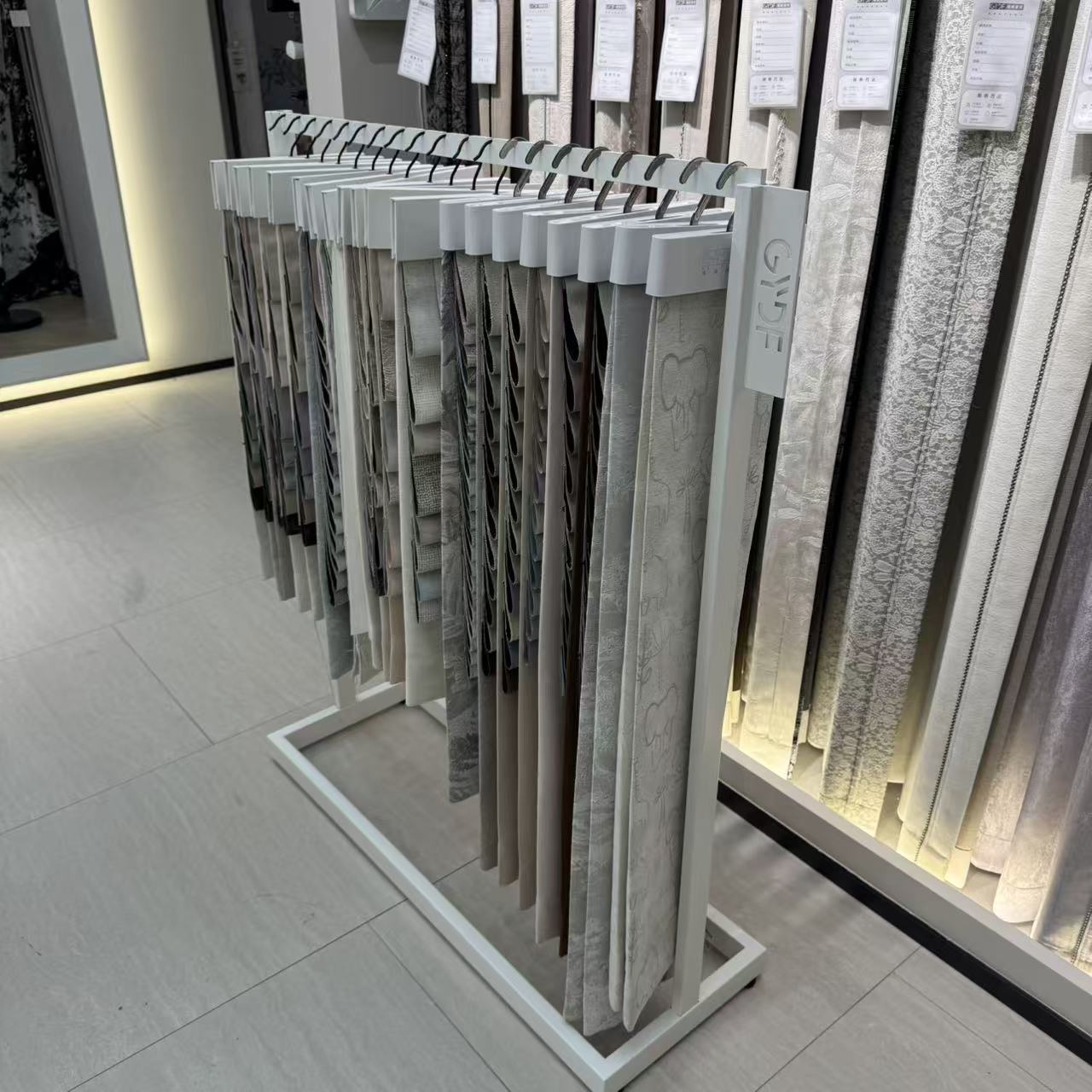 20组设计师吊卡展架组合窗帘窗纱