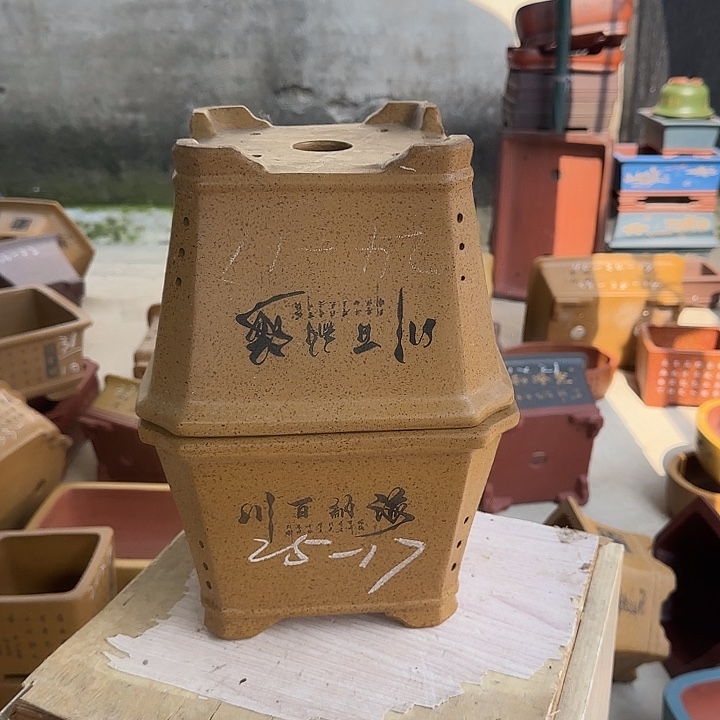 紫砂花盆这是我第一