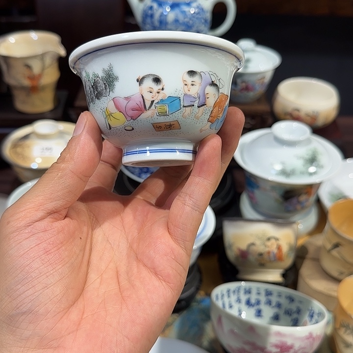 景德镇陶瓷手绘作品