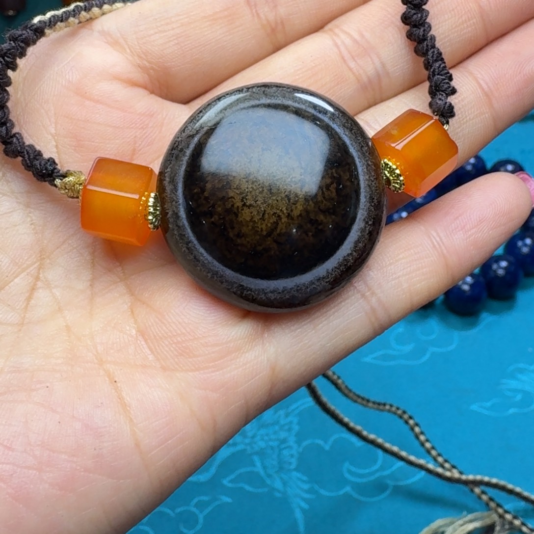 玛瑙/玉髓未镶嵌项链