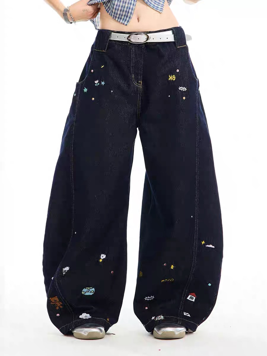 男女同款牛仔裤过款链接，价格决定瑕疵，没运费险，介意勿拍