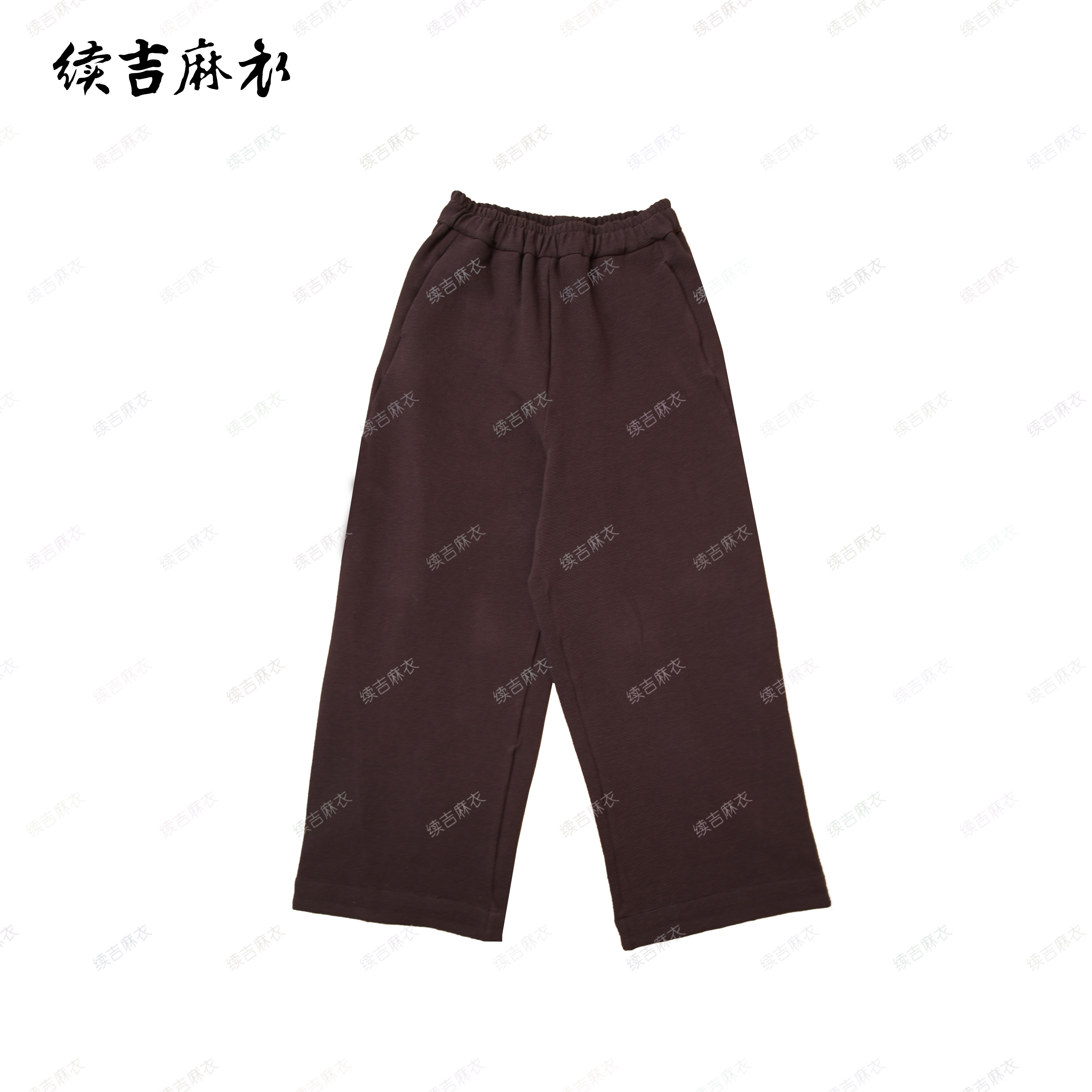 原创设计25-148纯色百搭宽松设计感休闲阔腿裤