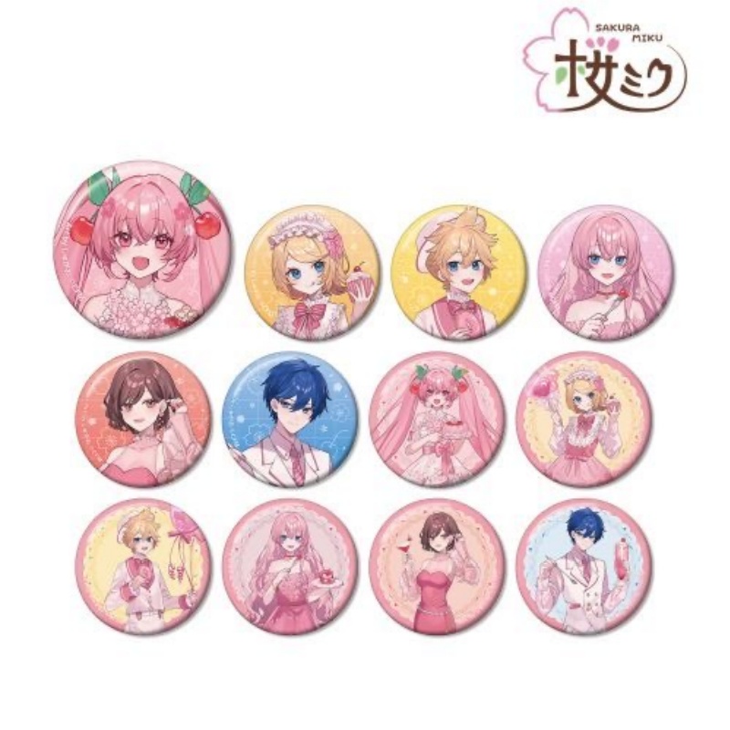 【现货】初音未来miku 樱初音派对吧唧  日版正版【盲盒】