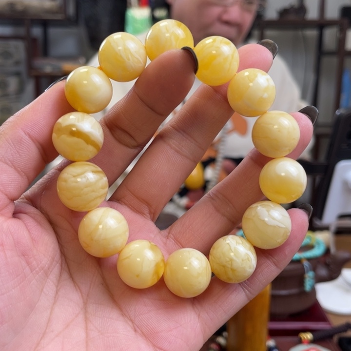 蜜蜡颈饰未镶嵌蜜蜡