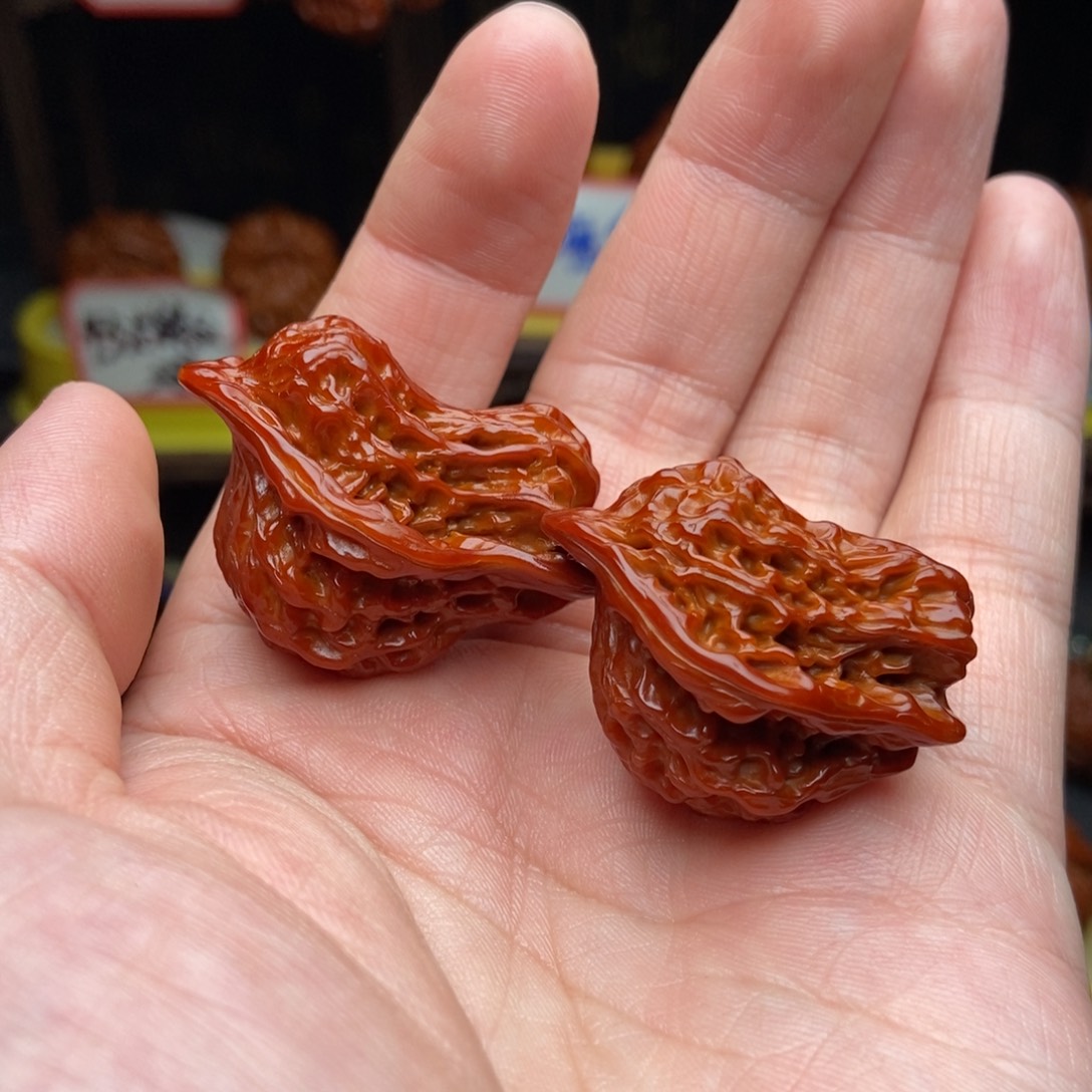 吊坠文玩核桃小鸟