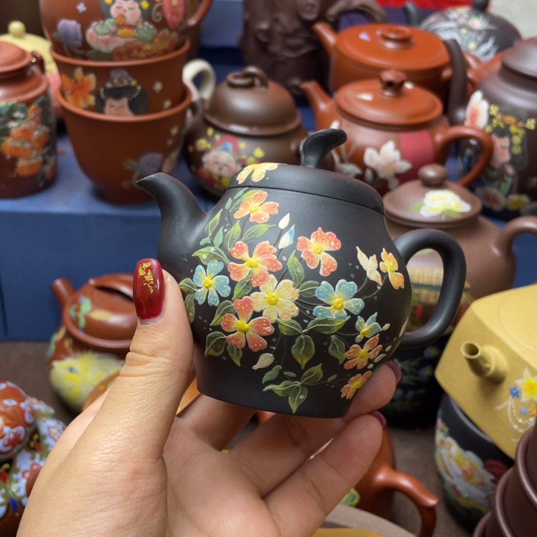 不****红泥茶杯紫砂主人杯150cc