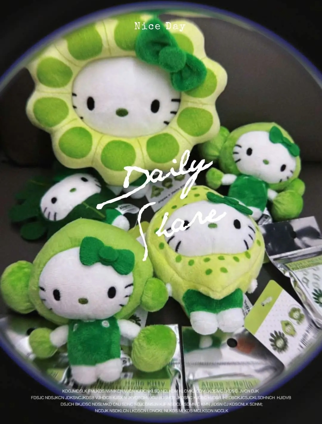 日版正品·三丽鸥大阪世博会限定海藻kitty挂件