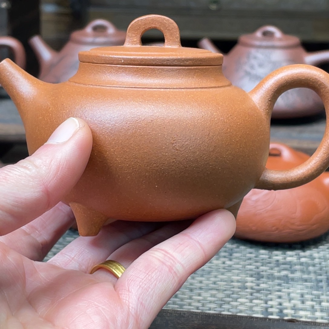 紫砂茶壶宜兴原矿紫砂手工制200