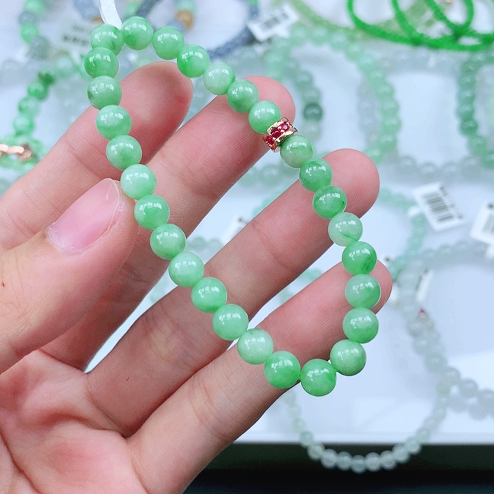 未镶嵌手链翡翠翡翠