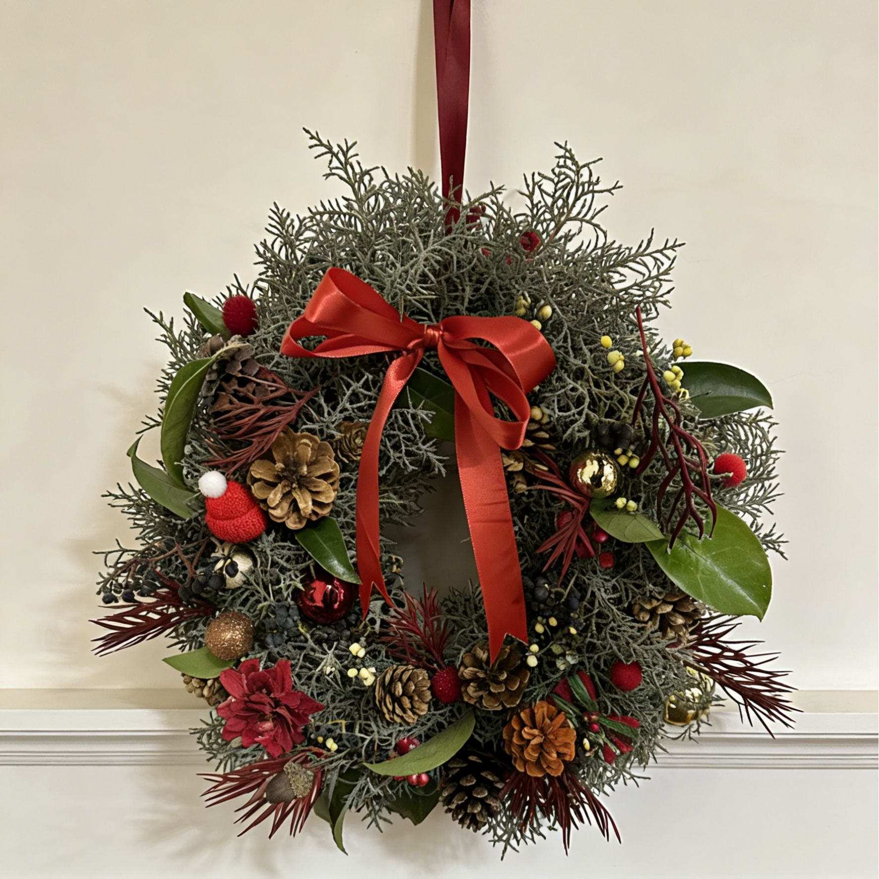 【圣诞序章】花环圣诞花束 圣诞节日氛围 小众稀有花材 居家摆件装