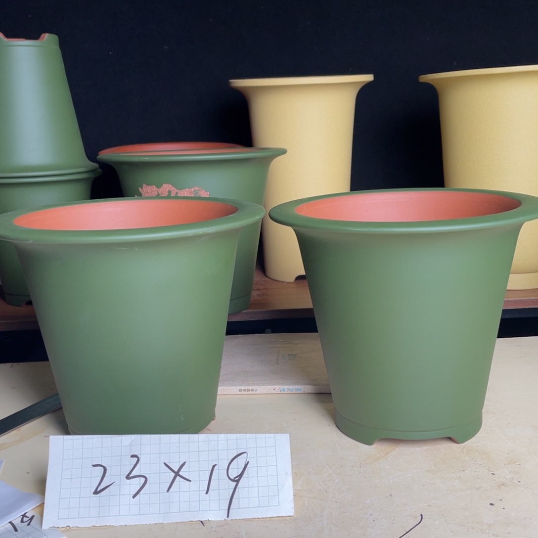 宜兴原矿紫砂花盆