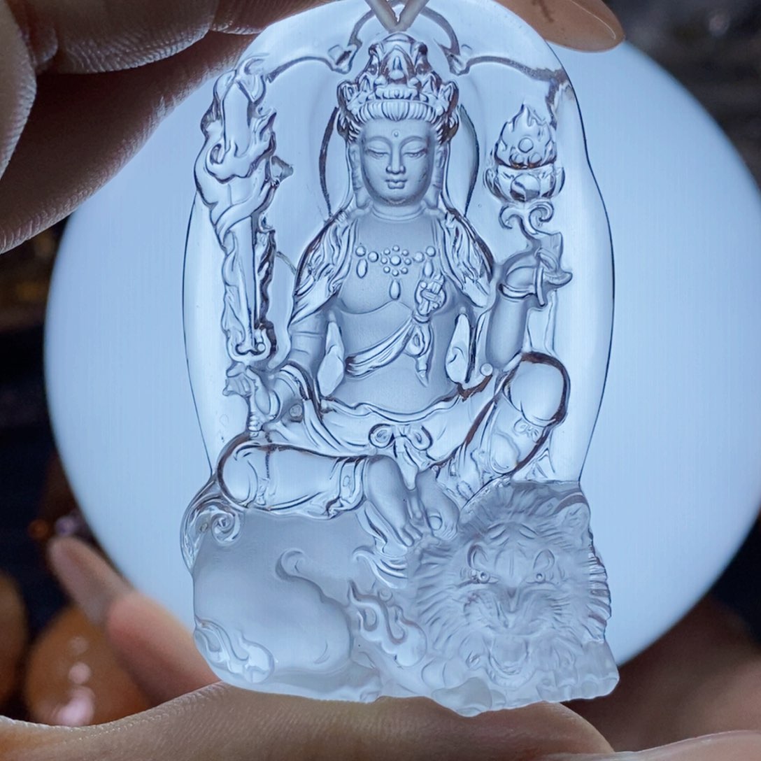 水晶颈饰未镶嵌向*游吊坠