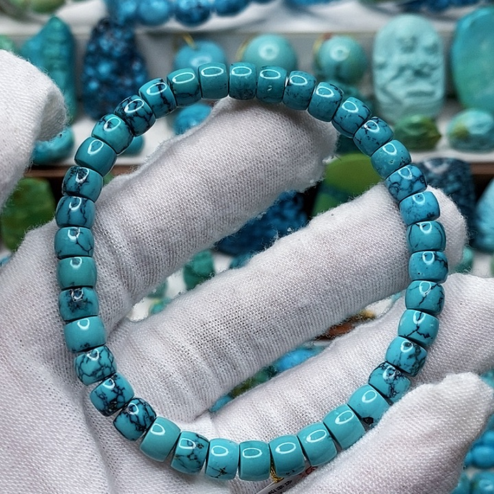 绿松石未镶嵌天然原矿 地大质检