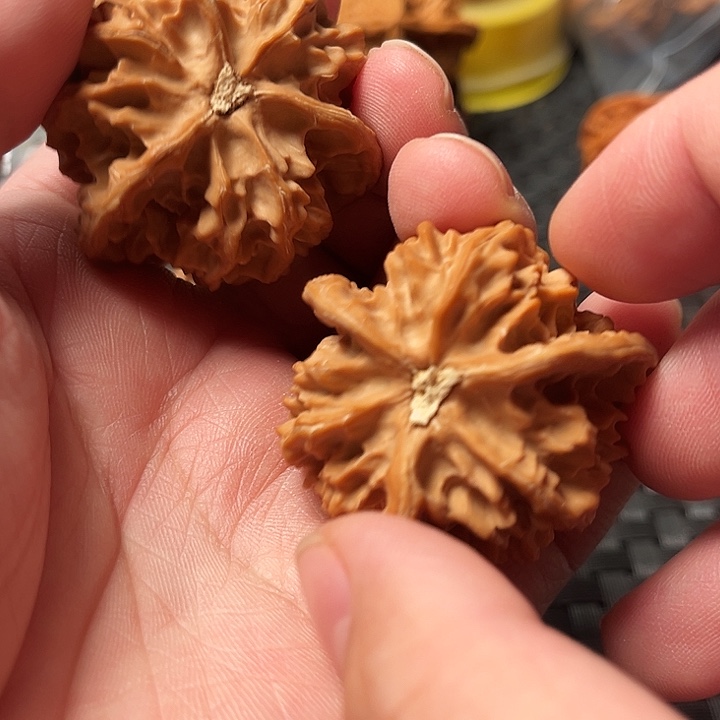 神***股文玩核桃把件文玩核桃三棱盘山核桃