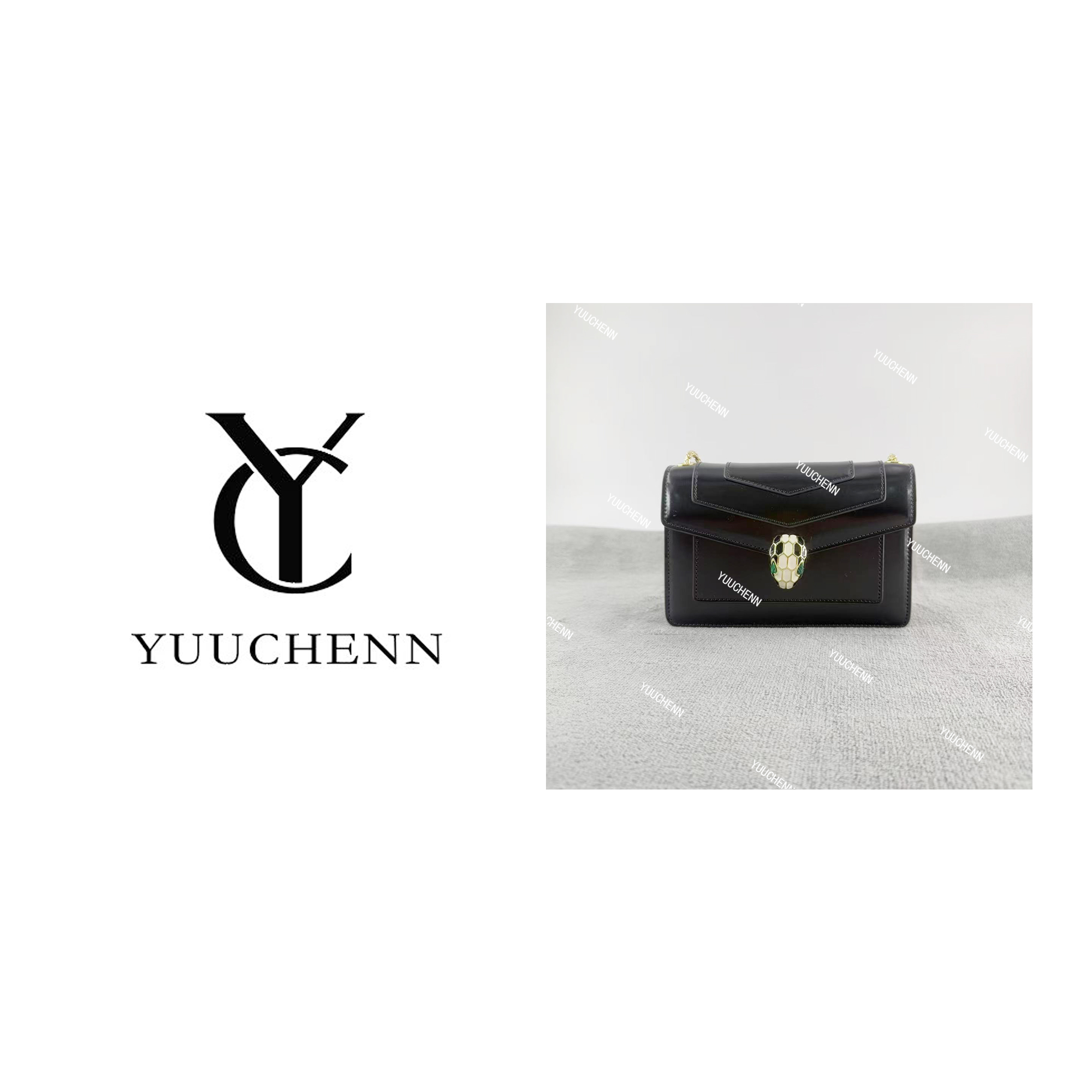 YUUCHENN/19cm原创设计高定真皮包 HH5321