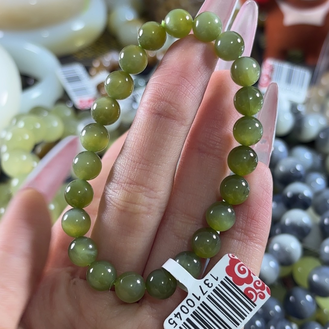 和田玉未镶嵌手链163