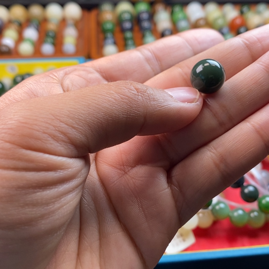 和田玉未镶嵌珠宝奇石卡12一细青玉y