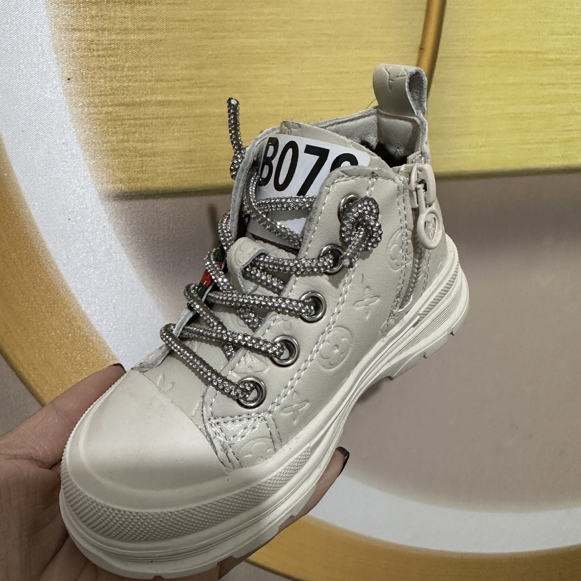 儿童加绒高帮板鞋