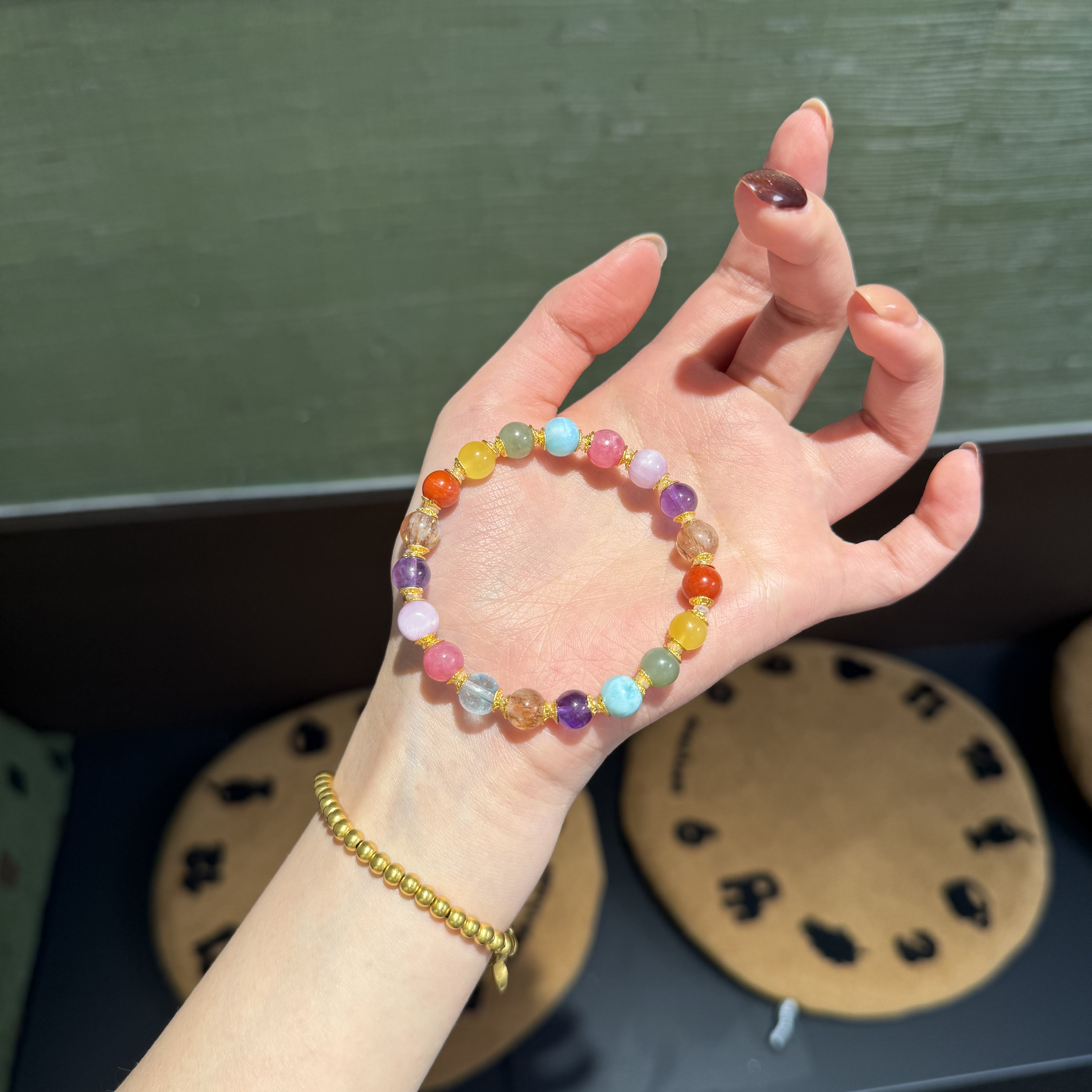 *金陵十二钗*天然水晶多宝手串 多样性发其一