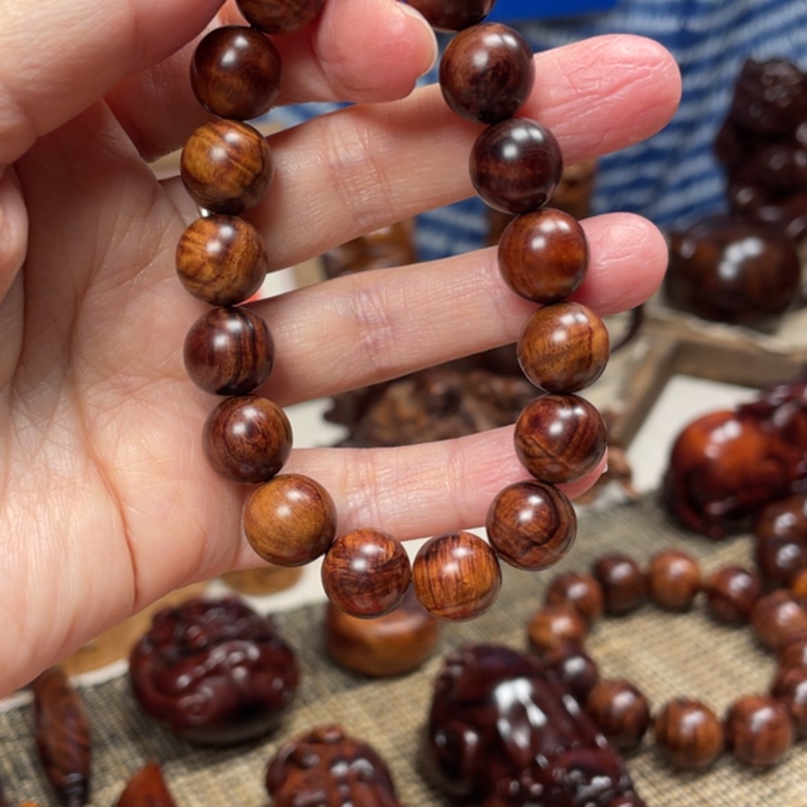 【闪购商品】黄花梨/降香黄檀手串/手链