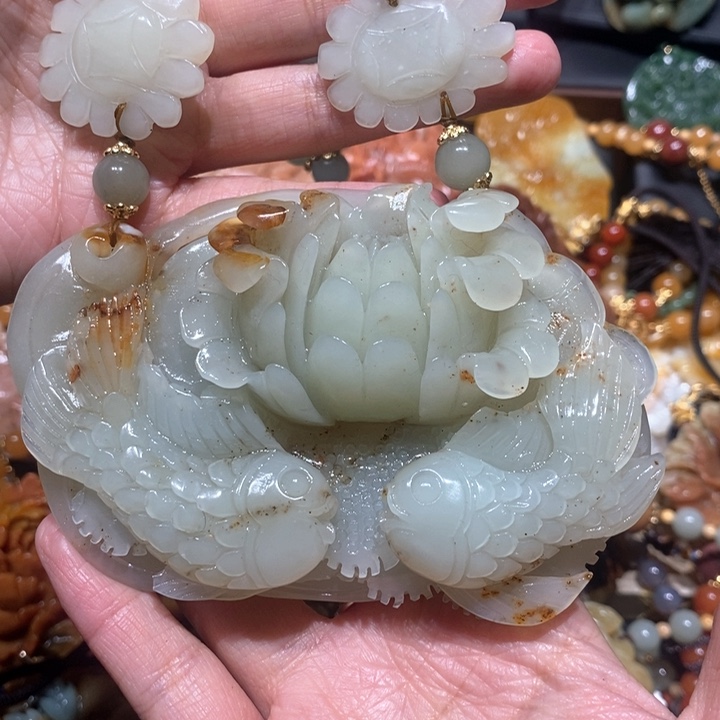 岫玉毛衣链未镶嵌