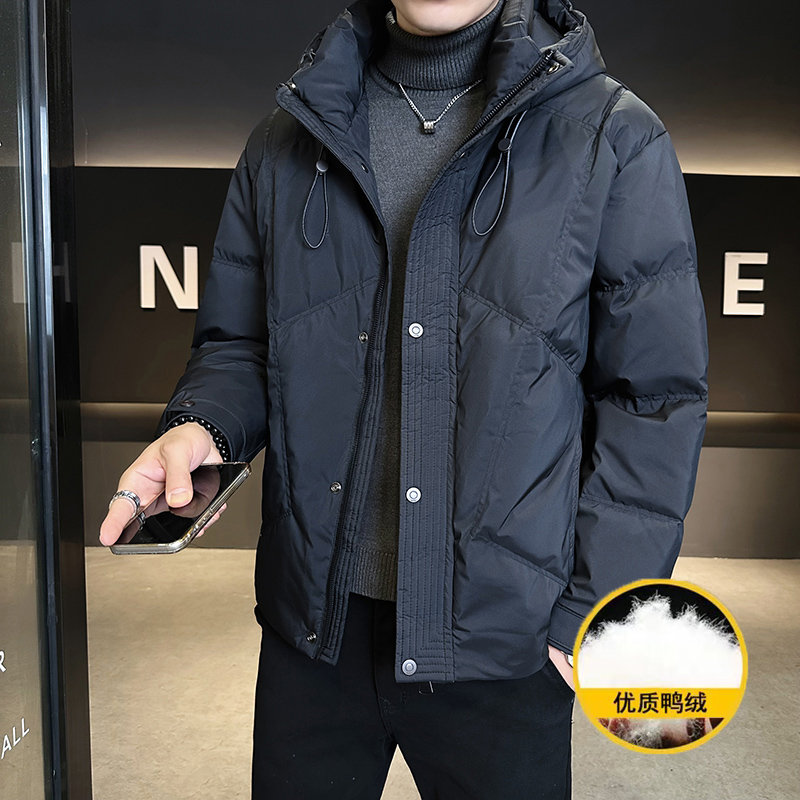 TUCANO/啄木鳥韩版男士冬季新款百搭时尚短款外套加厚帅气羽绒服