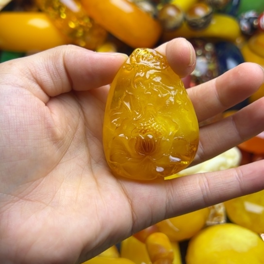 未镶嵌琥珀手链蜜蜡