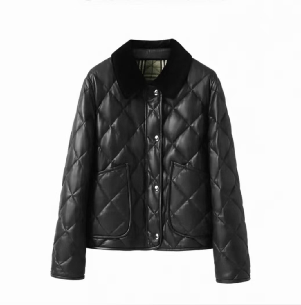 芭慕缇25新款秋冬休闲百搭翻领绵羊皮女外套