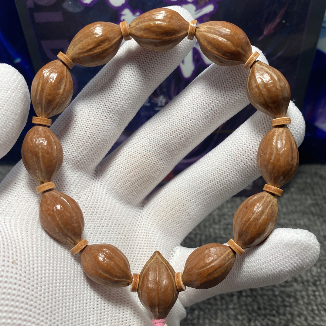 【精致系列】小尺寸橄榄核素串/雕刻料品质/入门基础款