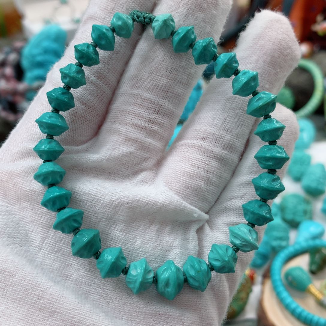 绿松石珠宝奇石未镶嵌甜