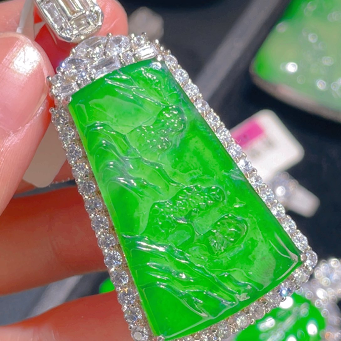 翡翠吊坠(不含链)未镶嵌