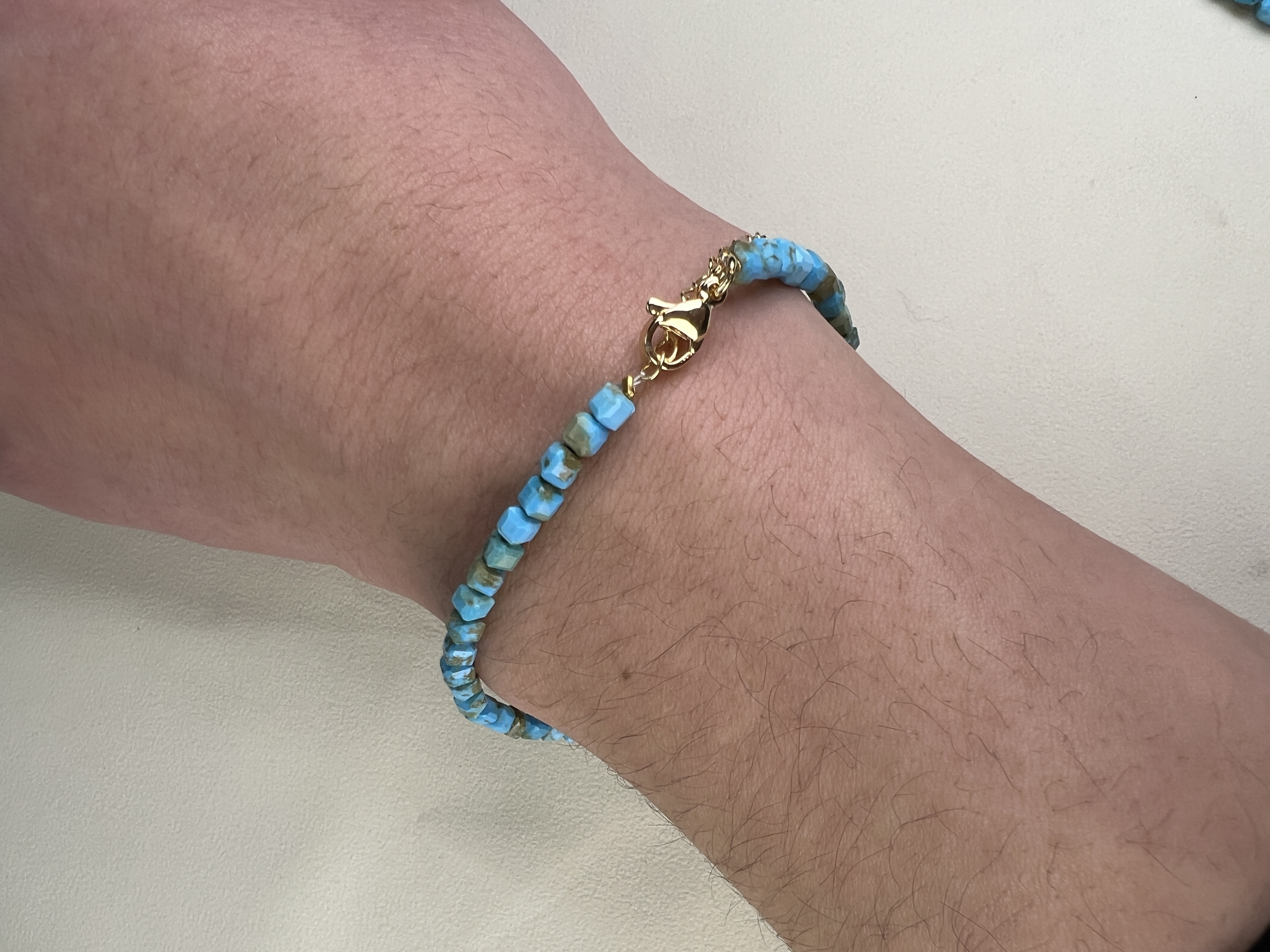 【湖北十堰原矿松】方糖手串（8）