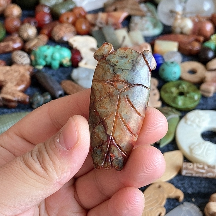 和田玉未镶嵌颈饰104