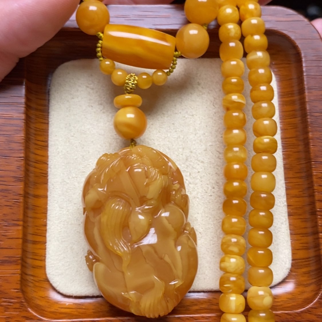 【闪购商品】蜜蜡颈饰未镶嵌项链