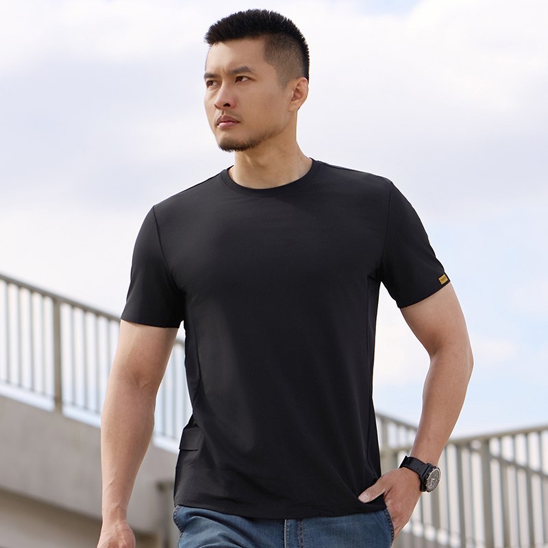 【龙牙】秘之沧浪短袖T恤运动百搭舒适凉感透气半袖圆领男夏季舒适