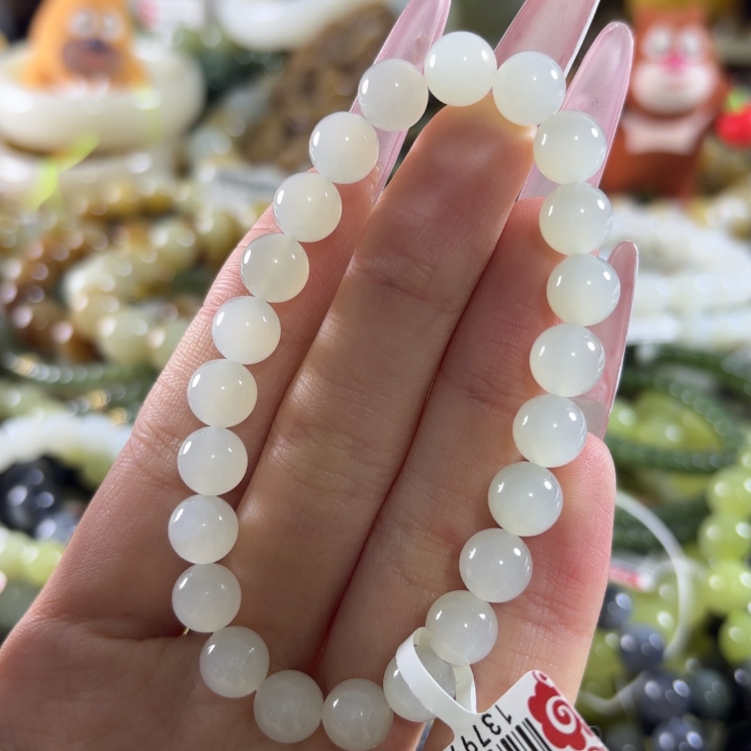 和田玉未镶嵌手链431