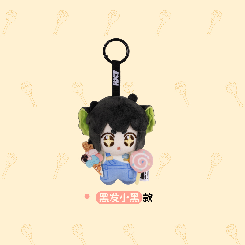 罗小黑喵屿乐园系列人形公仔-黑发小黑
