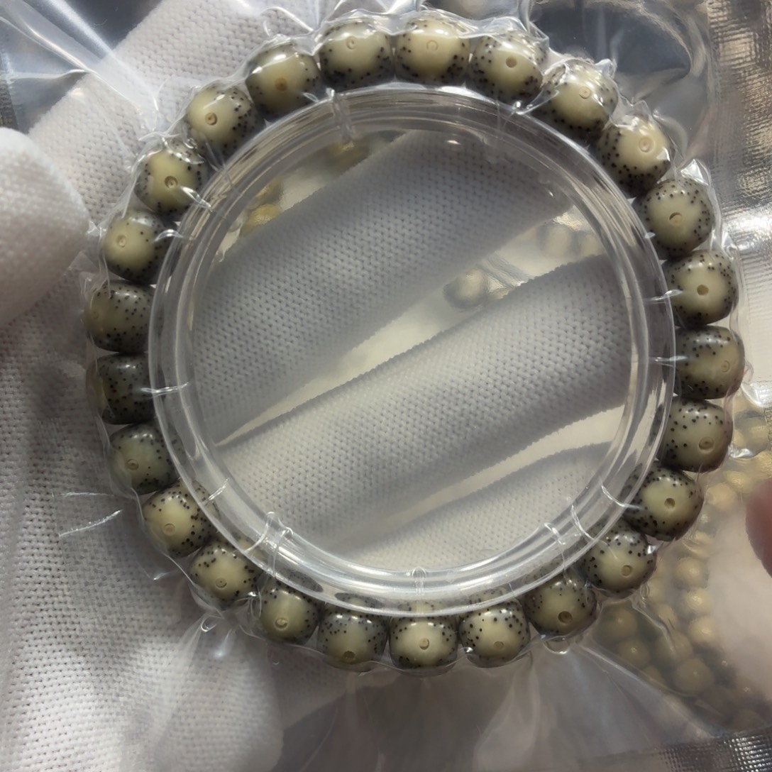 手串星月菩提石玉98大眼睛