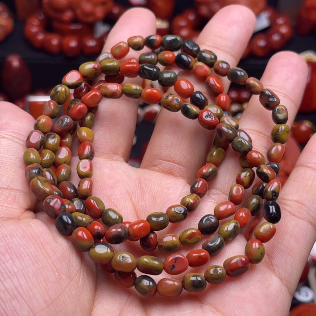 南红玛瑙珠宝奇石未镶嵌多圈